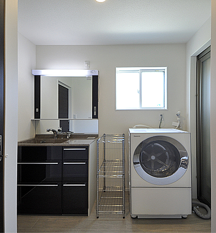 洗面台と洗濯機