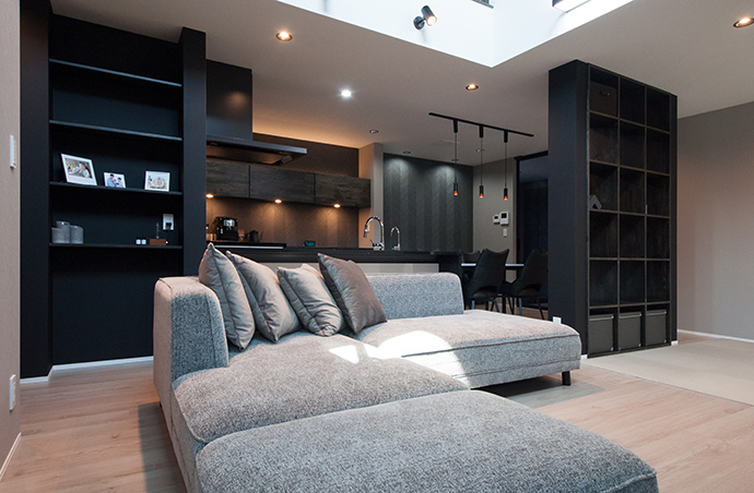 リビングの飾り棚