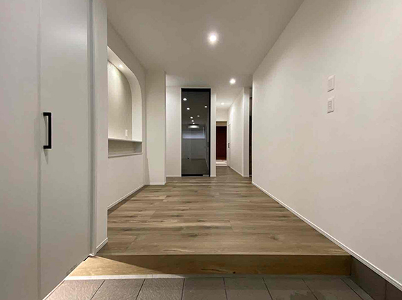 リフォーム後の玄関内